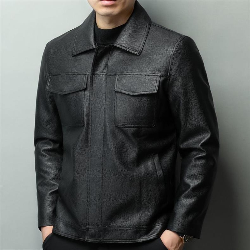Vintage Brown Cowhide Leather  - Retro Gaming Jacket recensione e prezzo