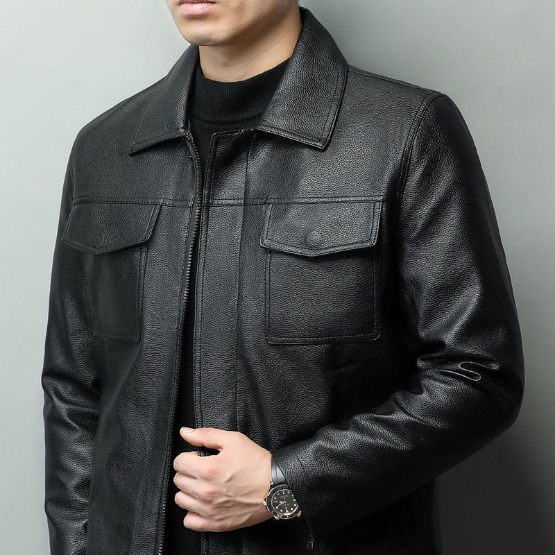 Vintage Brown Cowhide Leather  - Retro Gaming Jacket recensione e prezzo